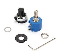 Fafeicy 3590S-2-101L 100 Ohm 2W High Accuracy Wirewound Potentiometer Multiple Turn Precision Pot with Hex Wrench for Electronic Instruments and Meters