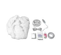 Fafeicy 3D Thunder Light for Ceiling, LED Thunder Effect Cotton | Remote Control 4m Colorful LED String, USB Extension Cable Included, Bedroom Living Room Game Room Use