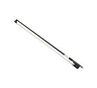 Fafeicy 4/4 Size Cello Bow White Horsehair Music Accessories Ebony Frog Well Balanced for Smooth Playing Bright Sound