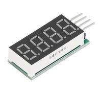 Fafeicy 4 Digit 7 Segment Digital Digital Tube Module, LED Digital Display Module Digital Tube Module LED Digital Display Tube Module LED Display Module I2C Interface DC 5V/3.3V