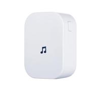Fafeicy 433MHz Plug-in for Wireless Video Doorbell, Adjustable Volume Up to 110dB with 32 Melodies Selection, Compatible with Wi-Fi Smart Doorbells for Home Security