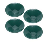 Fafeicy 4PCS Gold Panning Kit, 10 Inch Green Gold Pans with 90° Ribs, Professional Prospecting Equipment for Mining, Outdoor Treasure