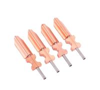 Fafeicy 4Pcs Hotend Kit Replacement for AD5X Quick Detachable Nozzle 0.25mm 0.4mm 0.6mm 0.8mm with Heater Block and Throat Tube for Efficient 3D Printing