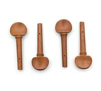 Fafeicy 4pcs Violin Tuning Pegs Set, Jujube Wood Fiddle Tuning Peg with Nature Color Design for 4/4 Acoustic Violin Fiddle Accessories, Made of Jujube Wood