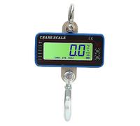 Fafeicy 500KG Hanging Crane Scale Digital Display Remote Control LED Crane Scale with Steel Hook and Sensor for Warehouse Weighing