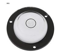 Fafeicy 5pcs Circular Level Bubble, Premium Plastic Crystal Clear for Easy Measurement, with Mounting Hole for Balance Electronic Scale Camera Platform