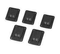 Fafeicy 5Pcs M18 18V Lithium Battery Holder Mount for Power Tools with ABS Material Tool Storage Rack Organizer Bracket Fixed Holder (Black)