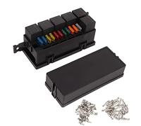 Fafeicy 6 Relay 11A ATC ATO Fuse Waterproof Relay Box for Car, Yacht, Boat