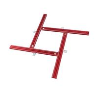 Fafeicy 600mm/23.62in Parallel Rail System,Aluminum Alloy Track Saw Rail Joining Set for Woodworking
