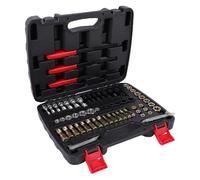 Fafeicy 61PCS Thread Repair Kit, Portable UNC UNF and Metric Thread Chaser Set, Durable Tool Steel and Carbon Steel for Automotive and Mechanical Repairs (61-Piece)