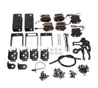 Fafeicy 6DOF Mechanical Arm Claw Kit, Manipulator Industrial Robot Gripper Automatic Robot Parts Suitable for College Teaching, Personal Production and Maker Education