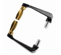 Fafeicy 7/8inch Motorcycle Handlebar Protector, CNC Aluminum Alloy Handlebar Guard, Universal Fit for Motorcycles and Mountain Bikes (Gold)
