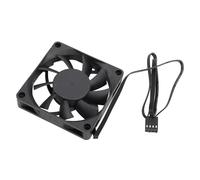 Fafeicy 70mm PWM PC Cooling Fan, Dual Ball Bearing 4Pin Case Fan, 2500RPM Speed with Intelligent Temperature Control, Quiet Design for Computer Case