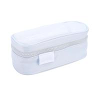 Fafeicy 8.5 Inch Large Capacity Flip Pen Bag, Memory Fabric Pencil Case with Handle Vibrant Color Inner Pocket, for School College Office Travel Student Supplies Organizer