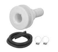 Fafeicy A Sea Hose of A Teeth Pump, 6.7 Feet Set of 3/4 Inch 3/4 Inch Pump Installation for Teeth with/Outlet