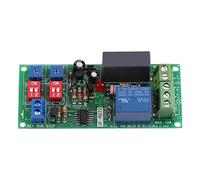 Fafeicy AC100V-250V Timer Relay Module, Automatic Operation, Green/Red, Normally Open Contact, Screw Mount, 10A, 0.1A Start Button, Infinite Cycle, Fish Tank Pump, Test Circuit