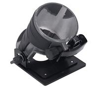 Fafeicy Adjustable Angle Woodworking Trimmer Router Base, Aluminum Alloy Trimming Machine Base for Precision Carving and Slotting, 65mm Clamp Diameter -30 to 45 Degrees Adjustable for