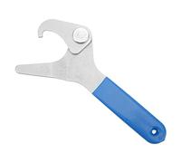 Fafeicy Adjustable Shock Wrench, Steel PVC Motorcycle Shock Spanner for 35mm to 75mm Spring Collars, Hooked Jaw Anti Slip Design for Preload Adjustment By Riders and Mechanics