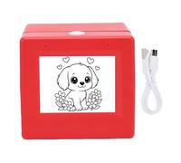 Fafeicy AI Voice Sticker Printer with 2.8 Inch Display, Inkless Portable Sticker Maker Mini Thermal Printer for Home School Office