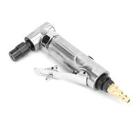 Fafeicy Air Die Grinder Pneumatic Die Grinder Steel Movement 20000 RPM 90 Degree 2 Inch Disc Adjustable 3.18 to 6.35mm Chuck for Metal Wood Rubber Grinding Deburring