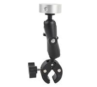 Fafeicy Aluminum Alloy Tripod Adapter, Roof Mount Adapter, Universal Adjustable Clamp with Locking Knob for Mini Antenna Device RV Motorcycle Car Rack