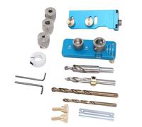 Fafeicy Aluminum Profile Drill Guide Precise Drilling Locator with Slider for 20 30 40 Series