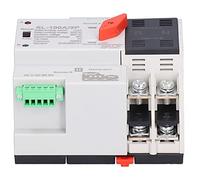 Fafeicy Automatic Transfer Switch, Long Lasting, Indicator Light 2 Modes Electric Pc Isolation Type AC, With Good Insulation, For Power Supply Normal