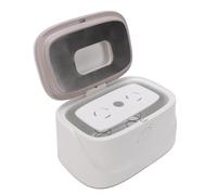 Fafeicy Baby Wipe Warmer, USB Wipe Warmer Diaper Wipe Warmer with PTC Heating System 3 Adjustable Temperature Settings Sealed Flip Top LED Night Light, for Safe Comfortable Usage