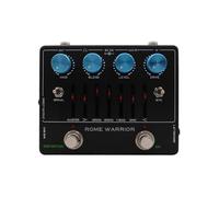 Fafeicy Bass Preamp Pedal 6 Band Graphic EQ with Dual Distortion Circuits, Blend Mod and Growls Bite Controls for Bass Guitar Recording