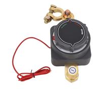 Fafeicy Battery Disconnect Switch, Heavy Duty Copper Plated Silver with LED Voltage Display, for Car RV Truck Yacht Engineering Vehicles