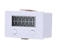 Fafeicy BERM Digital Counter 6 Digit LCD Display Electronic Tally Counter with Panel External Zero Clear for Counting 0-999999