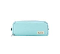 Fafeicy Big Capacity Pencil Pouch Oxford Fabric Dual Layer Zipper Bag with Mesh Pocket 21x5x9cm for Students Artists Travelers (#LB)