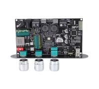 Fafeicy Bluetooth 5.3 Amplifier Board, 100W TPA3116D2 Chip Stereo Audio Amp Module with Treble Bass Control, BT AUX USB Input for Speakers Home Theater