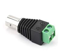 Fafeicy BNC Female Adapter, ABS Material, 10 Pcs for CCTV Video Balun, Easy Installation and Compatibility with Camera Systems