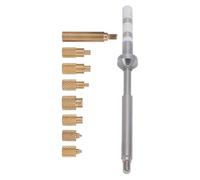 Fafeicy Brass Nut Inserts, Soldering Iron Adapter, M2-M8 Insertion Tips, Replacement Tips for TS100, TS101, PTS200, 3D Printer Accessories