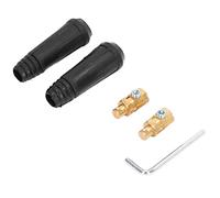 Fafeicy Brass Welding Cable Connector Male Plug 200A Quick Fitting 2-Pack DKJ10-25 for TIG Welder and Plasma Cutter Power Panel