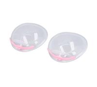 Fafeicy Breast Shells Milk Collector, Silicone Breastfeeding Milk Catcher Automatic Milk Collection Cups Spill Prevention Nursing Cups with Lids Breastmilk Catchers for Leaking Milk