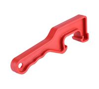 Fafeicy Bucket Lid Opener Plastic Pail Opener 20cm Easy Grip Hook Design for Paint Cans Pry Tool for Garage Home Shop Office Red White Yellow (Red)