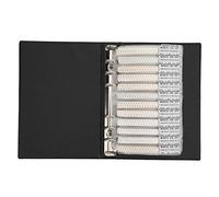 Fafeicy Capacitor Sample Book with 90 Values, SMD Electronic Components Assortment Kit, Professional DIY Tool for Engineers, Students, Hobbyists, Black Plastic Organizer