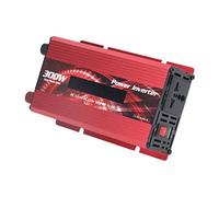 Fafeicy Car Power Converter Aluminum 300W DC 12V to AC with (Red)