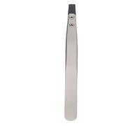 Fafeicy Carbon Fiber Plastic Tweezers, Anti Static Replaceable Head Flat Sandblasted Fixture for Electronics Semiconductor Microelectronics