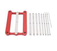 Fafeicy Center Woodworker Straight Hole Locator with Self Centering Rods for Precise Positioning and Parallel Lines in Woodworking