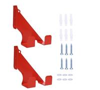 Fafeicy Chainsaw Wall Mount Heavy Duty Steel Bracket with Orange Rubber Coating 150LB Capacity for Echo 009 011 200t 201t 024 026 360 362 044 660 661