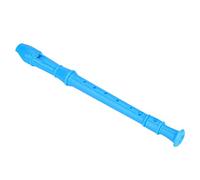 Fafeicy Children Clarinet Flute, Neon Music Recorder, 8 Hole Plastic Flute Clarinet with Cleaning Rod and Instruction for Children Kids Beginner (Blue)
