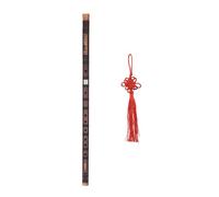 Fafeicy Chinese Bamboo Flute, Bitter Bamboo Material, Clear Tone and Accurate Sound, Portable C Key Dizi for Beginners and Traditional Music Lovers (C key)