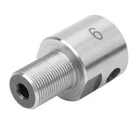 Fafeicy Chuck Connecting Rod, M14*1 Stainless Steel Electric Drill Connecting Rod, for K01-50/63 K02-50/63 Mini Lathe Chuck(6-M14*1)