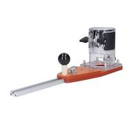 Fafeicy Circular Saw Plate ABS Plastic Router Tool Set for 12 to 40mm | Circular Saw Plate ABS Plastic Router Tool Set for 12 to 40mm Boards with Transparent Cover Short Rail and Wrench for