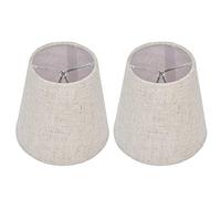 Fafeicy Clip On Lamp Shade, Fabric Lampshade Cover, 9.2x14.2x13cm Soft Light Shade for Bedroom Table Lamp Chandelier (PT13)