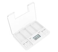 Fafeicy Comfortable Smart Medication Tank with High Accuracy Memory for Timely Medication Intake, Intelligent Donor for Busy People (White)