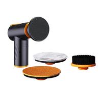 Fafeicy Cordless Car Polisher Rechargeable Electric Waxing Machine with 2x2000mAh Battery Adjustable 2 Speed for Car Scratch Repair and Waxing